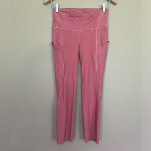 {Lululemon} Fast and Free High Rise Crop 21" Elite in Cherry Tint - Womens 6